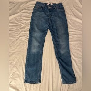 Levi's Girl Straight Leg Jeans 511 Slim Straight in Blue S 14 adjustable waist